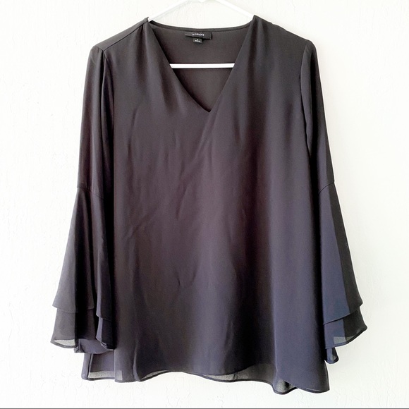 Alfani Tops - Alfani black blouse with bell sleeves